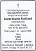 Obituary_Inger_Karin_Refvem_1989