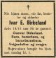 Ivar Kristian Endresen Birkeland*