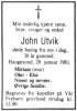 Obituary_John_Utvik_1981