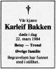 Obituary_Karleif_Bakken_1984