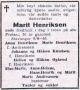 Obituary_Marit_Henriksen_1945