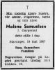 Obituary_Malene_Garpestad_1967