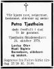 Obituary_Petra_Olene_Thomasdatter_1970