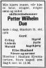 Obituary_Petter_Wilhelm_Due_1978