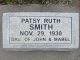 Patsy Ruth Smith (I109590)